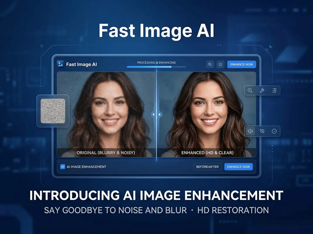 Farewell to Blur and Noise Hands-On Experience with Fast Image AIs New AI Image Enhancement Feature
